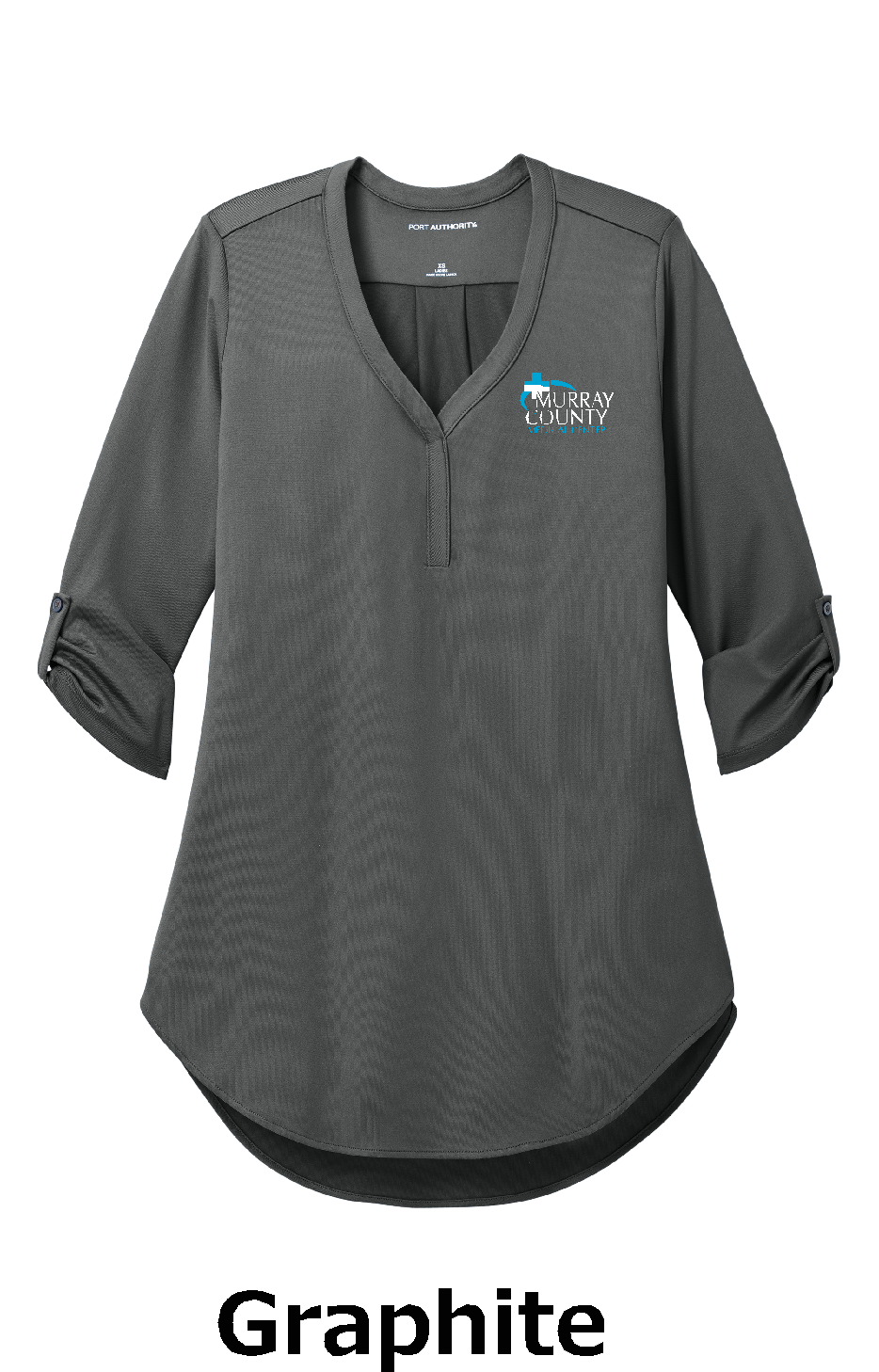 MCMC Apparel - Embroidered Port Authority® Ladies City Stretch 3/4-Sleeve Tunic