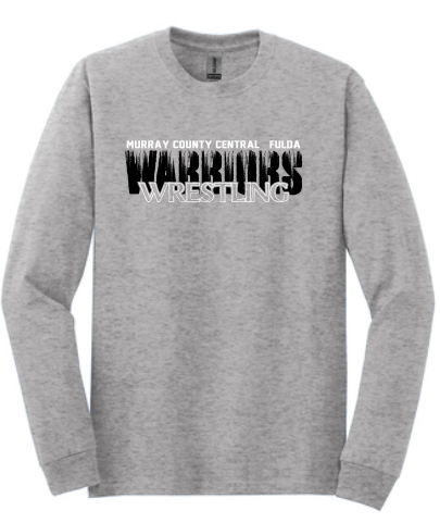 F/MCC Warrior Wrestling 2023 : Port & Company® Long Sleeve Core Cotton Tee