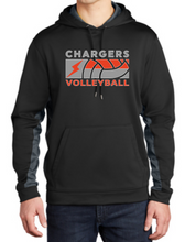 Load image into Gallery viewer, WWG Volleyball 2023 : Sport-Tek® Sport-Wick® CamoHex Fleece Colorblock Hooded Pullover