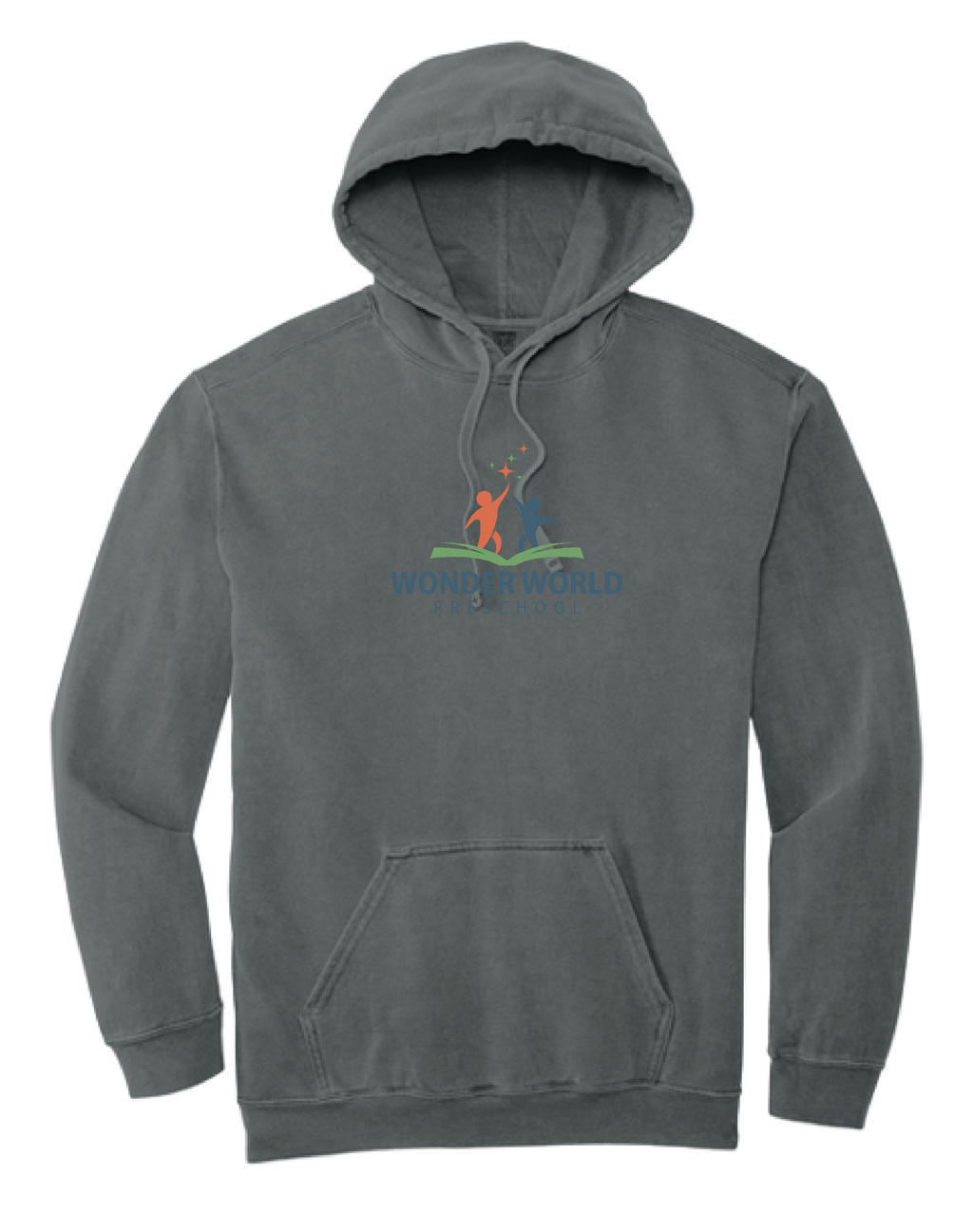 Wonder World Preschool Adult Comfort Colors® Ring Spun Hooded Sweatshirt