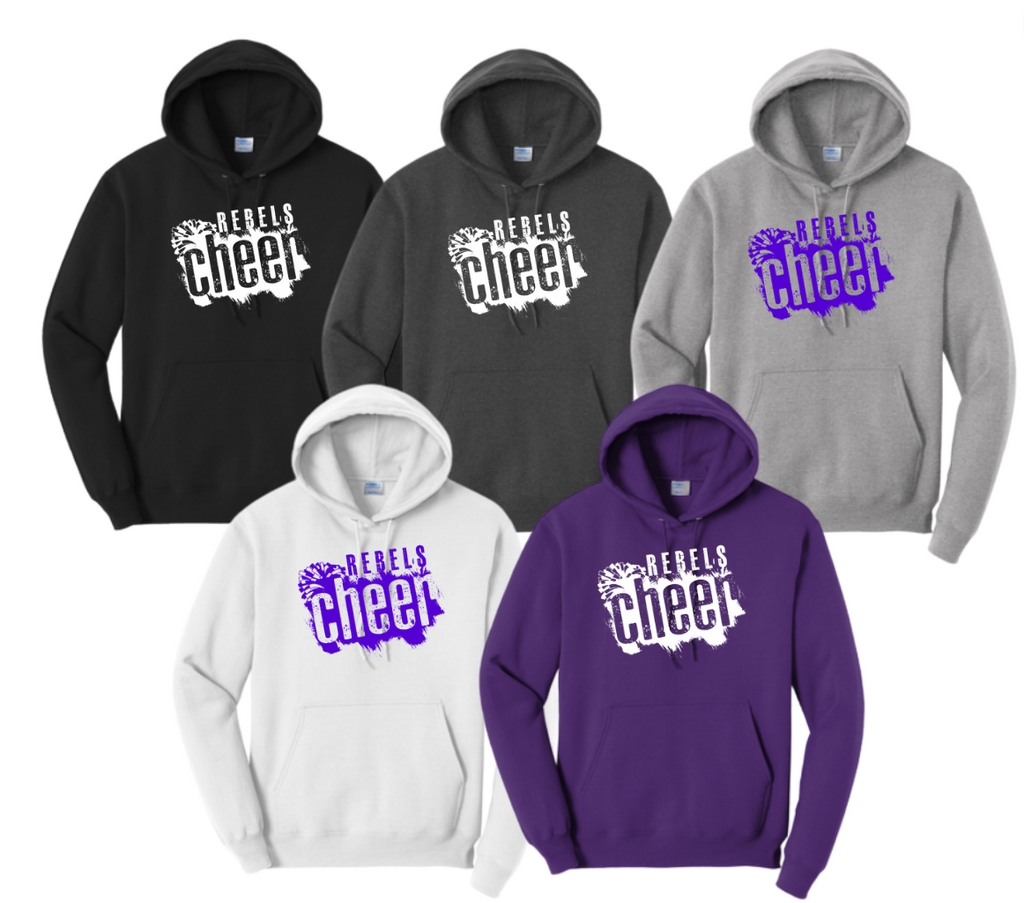 MCC 2023 Cheer : Port & Company® Core Fleece Pullover Hooded Sweatshirt