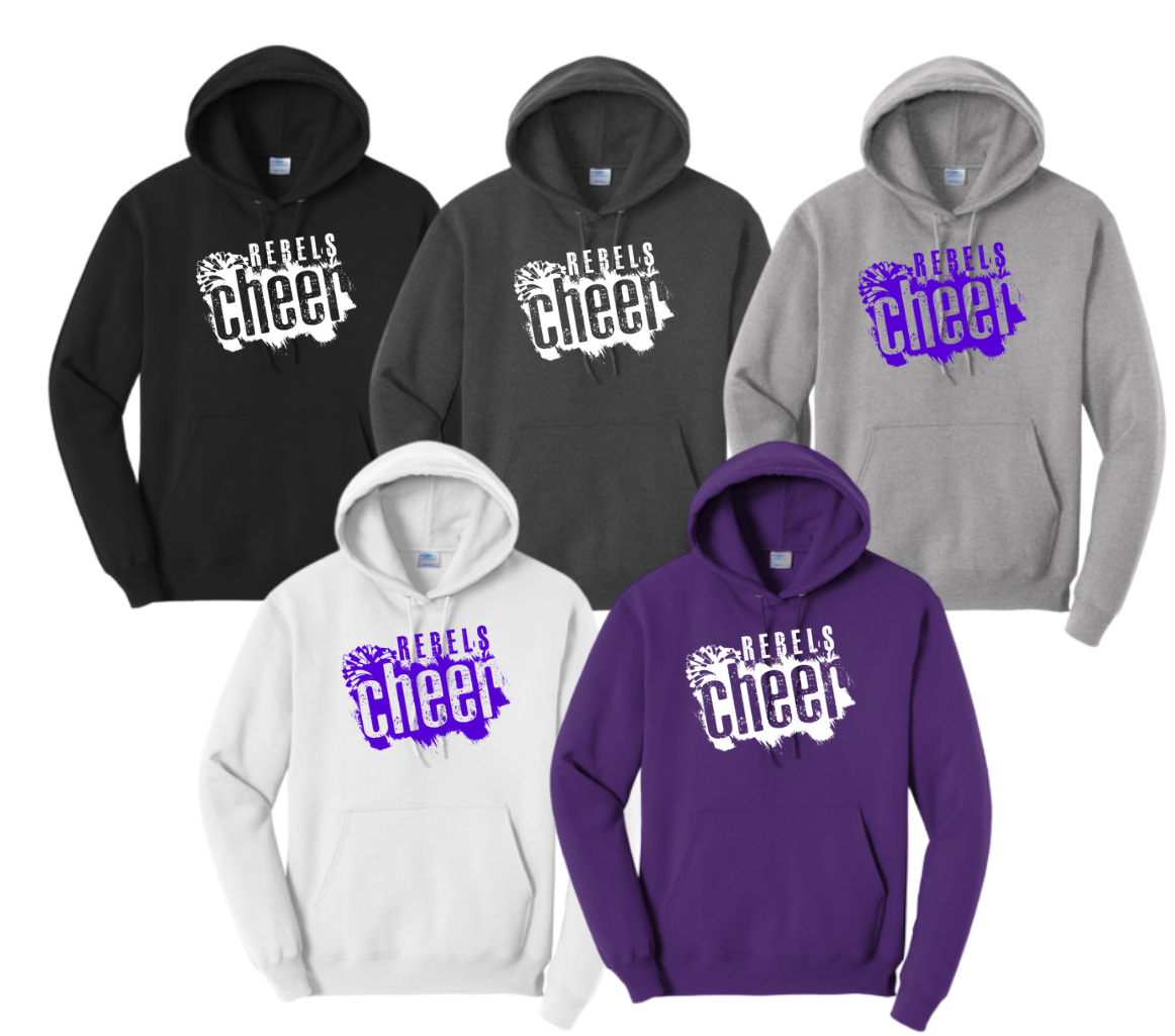 MCC 2023 Cheer : Port & Company® Core Fleece Pullover Hooded Sweatshirt