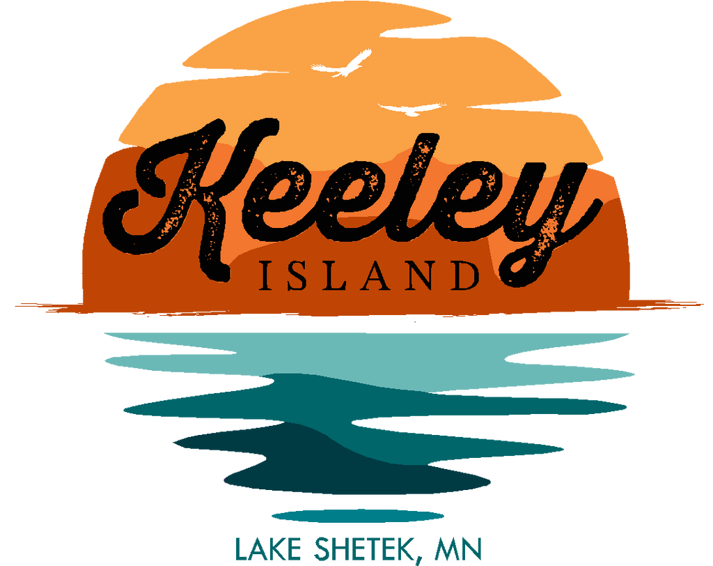 Keeley Island Sunset- Lake Shetek long Sleeve Tshirt