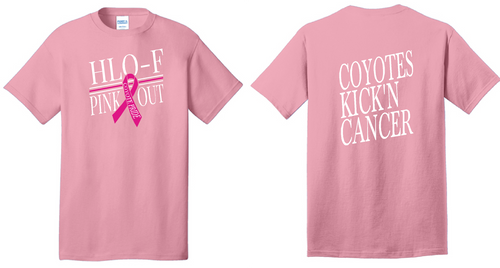 HLO-F  Volleyball Coyotes  KICKIN'  Cancer 2025 Tshirt
