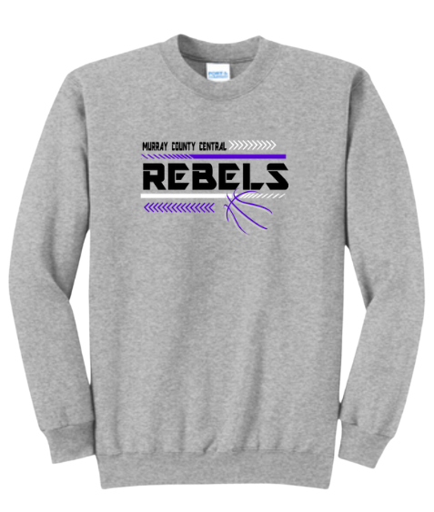MCC 2023 Basketball  : Port & Company® Core Fleece Crewneck Sweatshirt