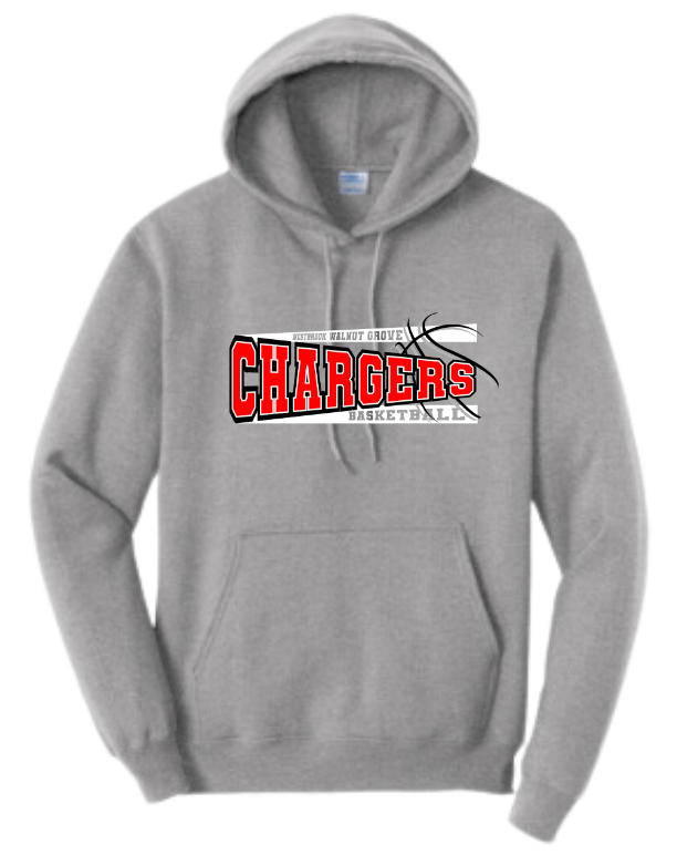WWG Basketball 2023 : Port & Company® Core Fleece Pullover Hooded Sweatshirt