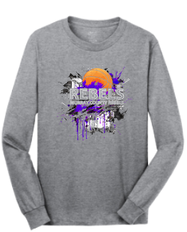 MCC 2023Basketball : Port & Company® Long Sleeve Core Cotton Tee (BB Splotch)