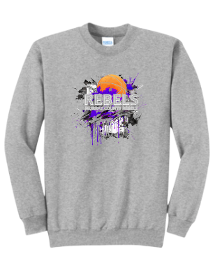 MCC 2023 Basketball  : Port & Company® Core Fleece Crewneck Sweatshirt (BB Splotch)