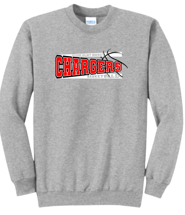 WWG Basketball 2023 : Port & Company® Core Fleece Crewneck Sweatshirt