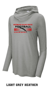 WWG Football 2023 : Sport-Tek ® Ladies PosiCharge ® Tri-Blend Wicking Long Sleeve Hoodie