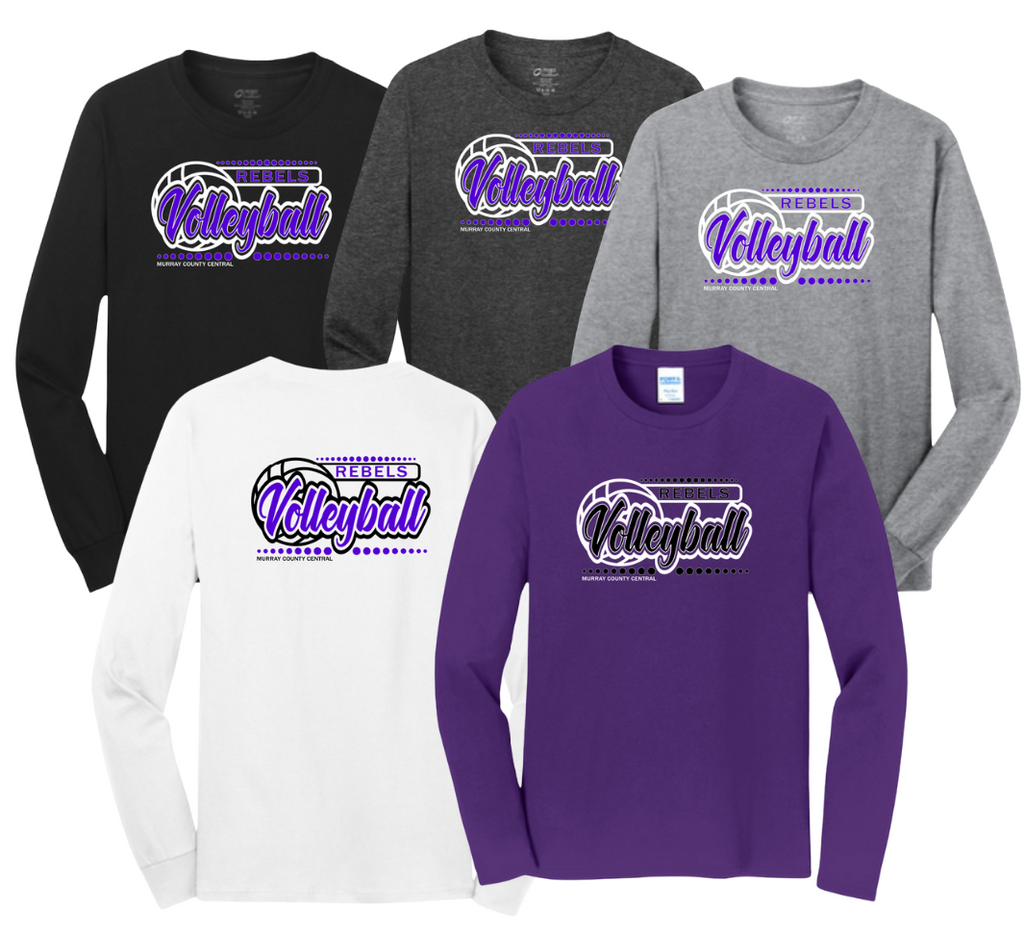 MCC 2023 Volleyball : Port & Company® Long Sleeve Core Cotton Tee