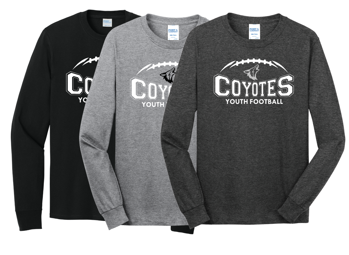 HLO-F COYOTE YOUTH FOOTBALL LONG SLEEVE SHIRT