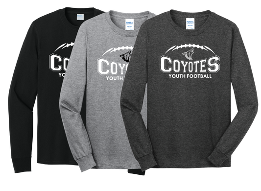 HLO-F COYOTE YOUTH FOOTBALL LONG SLEEVE SHIRT