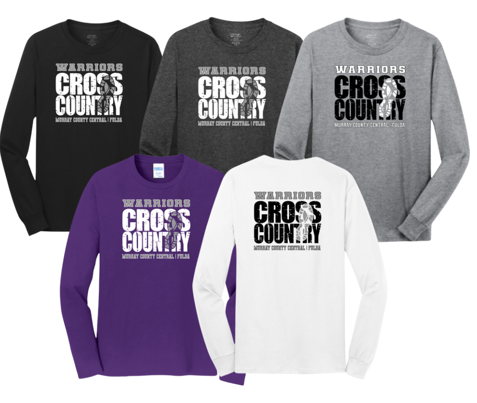 MCC/F 2023 Cross Country : Port & Company® Long Sleeve Core Cotton Tee
