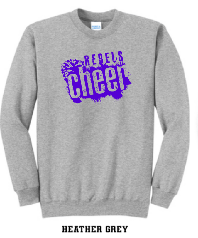 MCC 2023 Cheer : Port & Company® Core Fleece Crewneck Sweatshirt