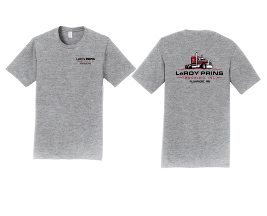 Leroy Prins Trucking Tshirt  -  Sport Grey