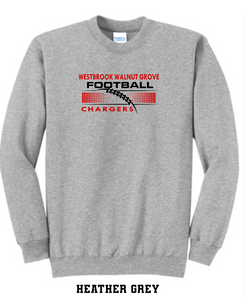 WWG Football 2023 : Port & Company® Core Fleece Crewneck Sweatshirt
