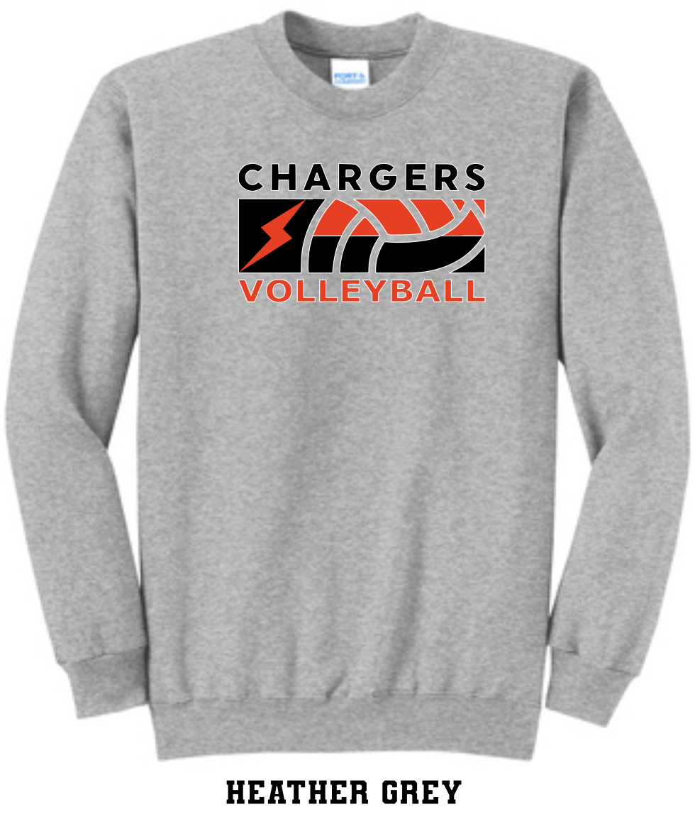 WWG Volleyball 2023 : Port & Company® Core Fleece Crewneck Sweatshirt