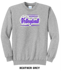 MCC 2023 Volleyball  : Port & Company® Core Fleece Crewneck Sweatshirt