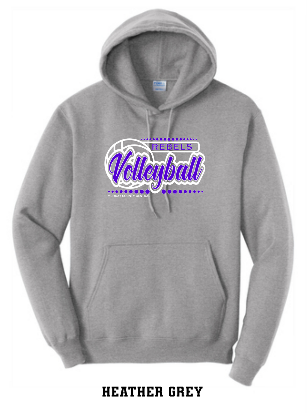 MCC 2023 Volleyball  : Port & Company® Core Fleece Pullover Hooded Sweatshirt