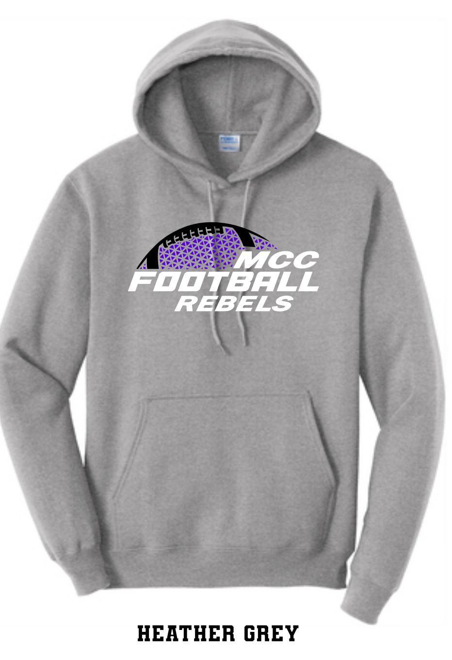 MCC 2023 Football : Port & Company® Core Fleece Pullover Hooded Sweatshirt