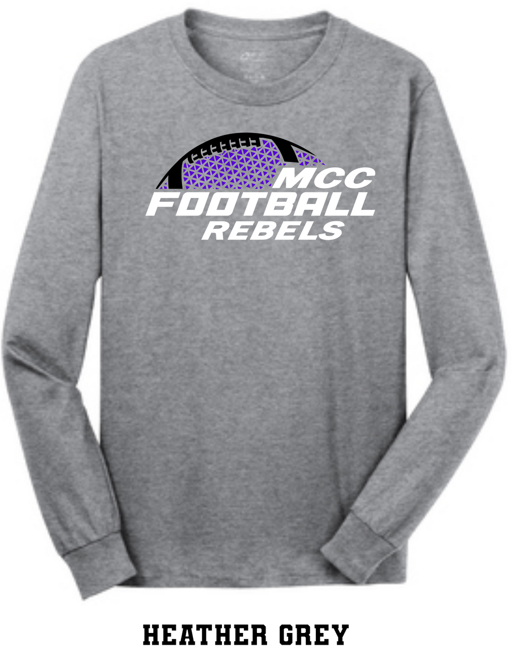 MCC 2023 Football : Port & Company® Long Sleeve Core Cotton Tee