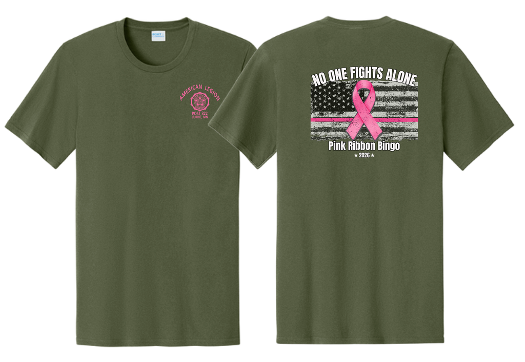 Currie American Legion- Pink Ribbon Support Shirt