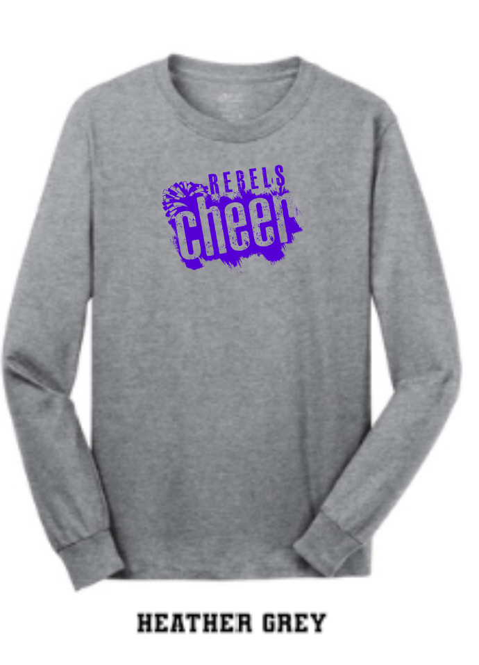 MCC 2023 Cheer: Port & Company® Long Sleeve Core Cotton Tee