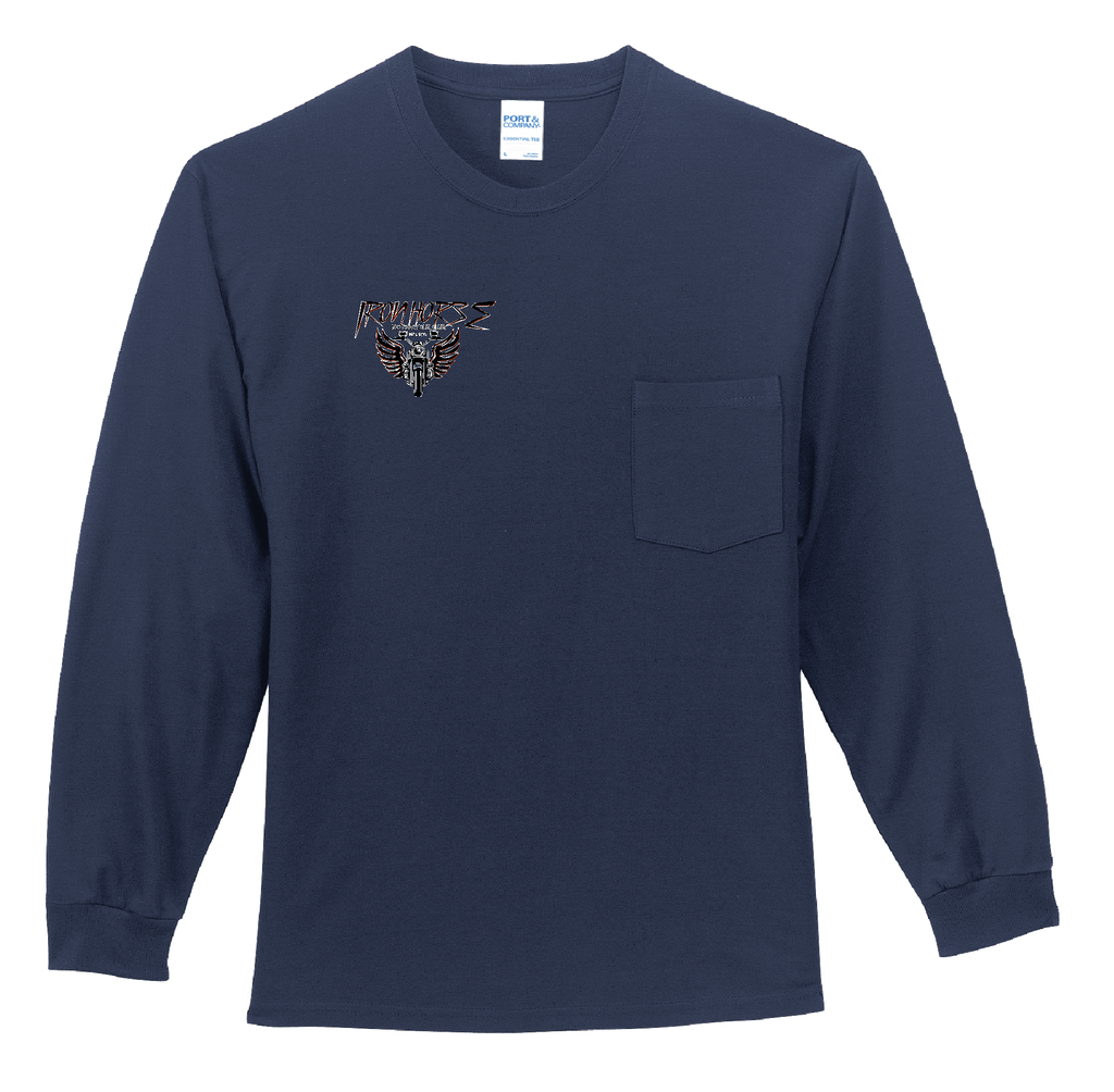 IHMC-Port & Company® Long Sleeve Pocketed Tee