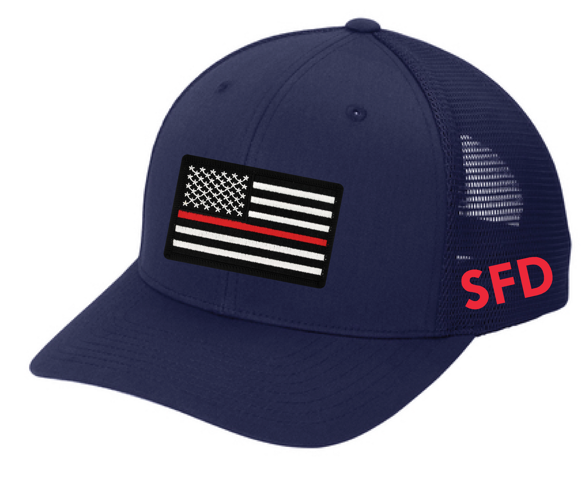 Slayton Fire Department Port Authority® Flexfit 110® Mesh Cap Navy