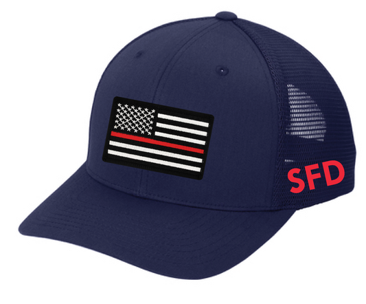 Slayton Fire Department Port Authority® Flexfit 110® Mesh Cap Navy