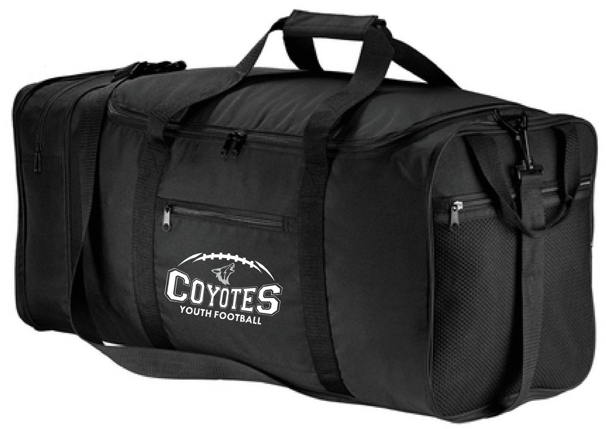 HLO-F COYOTE YOUTH FOOTBALL PORT AUTHORITY LARGE DUFFLE BAG
