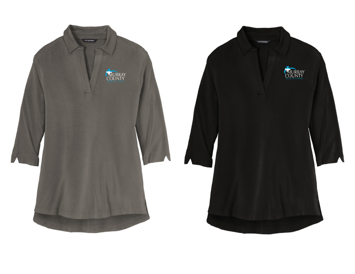 MCMC Apparel - Embroidered Port Authority Luxe Knit Tunic