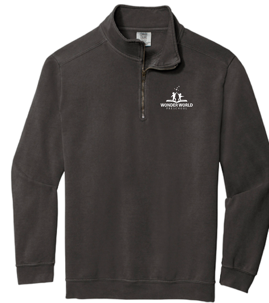 Wonder World Preschool Adult Comfort Colors® Ring Spun 1/4-Zip Sweatshirt