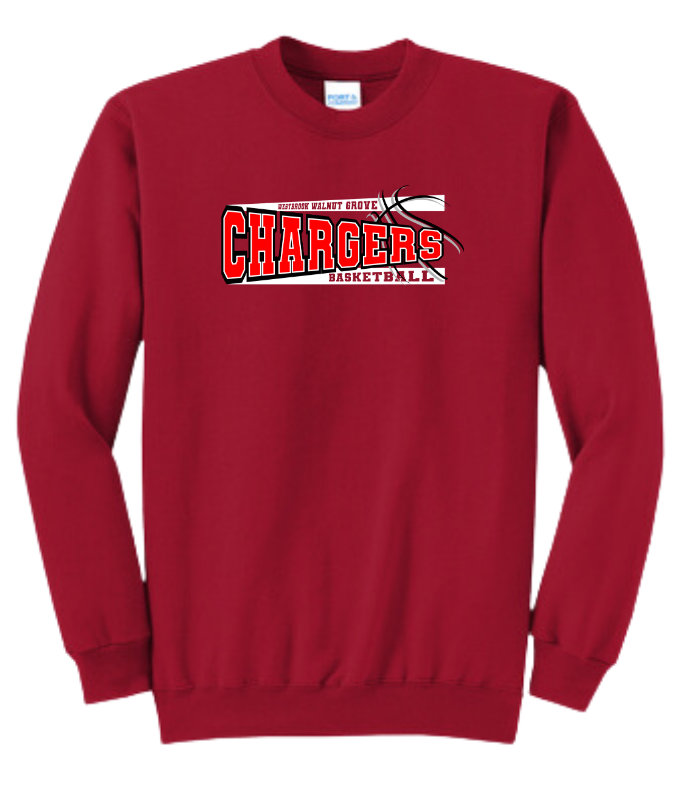 WWG Basketball 2023 : Port & Company® Core Fleece Crewneck Sweatshirt