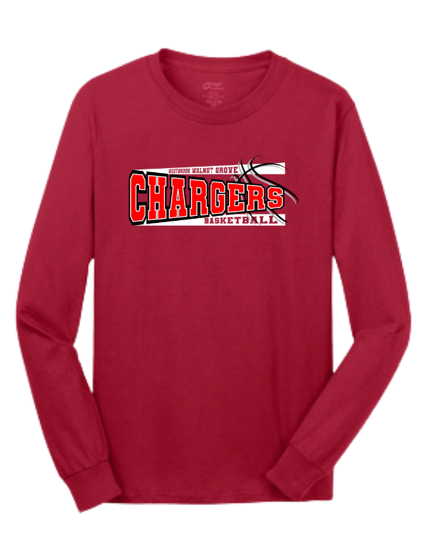 WWG Basketball 2023 : Port & Company® Long Sleeve Core Cotton Tee