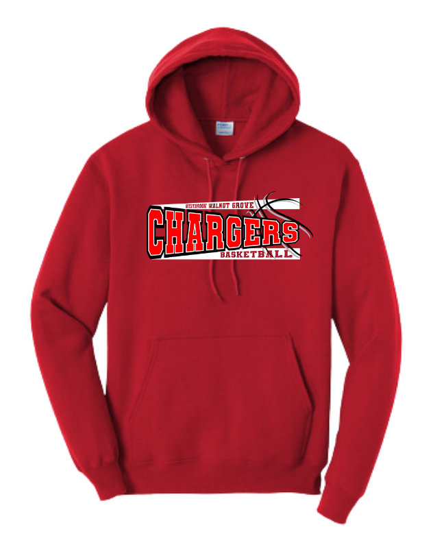 WWG Basketball 2023 : Port & Company® Core Fleece Pullover Hooded Sweatshirt