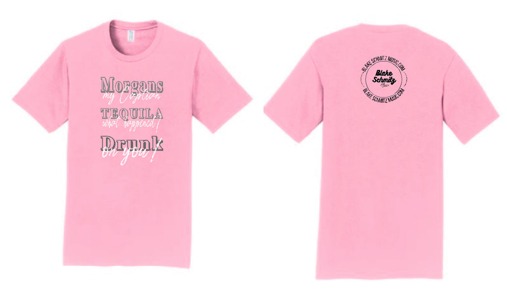 BLAKE SCHMITZ MUSIC-  DRUNK ON YOU TSHIRT- COLOR CHOICES