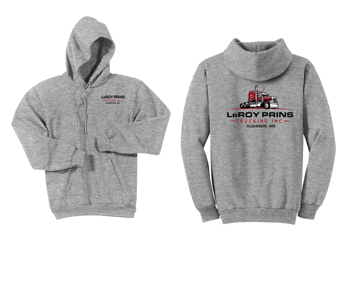 Leroy Prins Trucking Sweatshirts -  Sport Grey