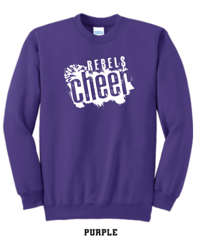 MCC 2023 Cheer : Port & Company® Core Fleece Crewneck Sweatshirt
