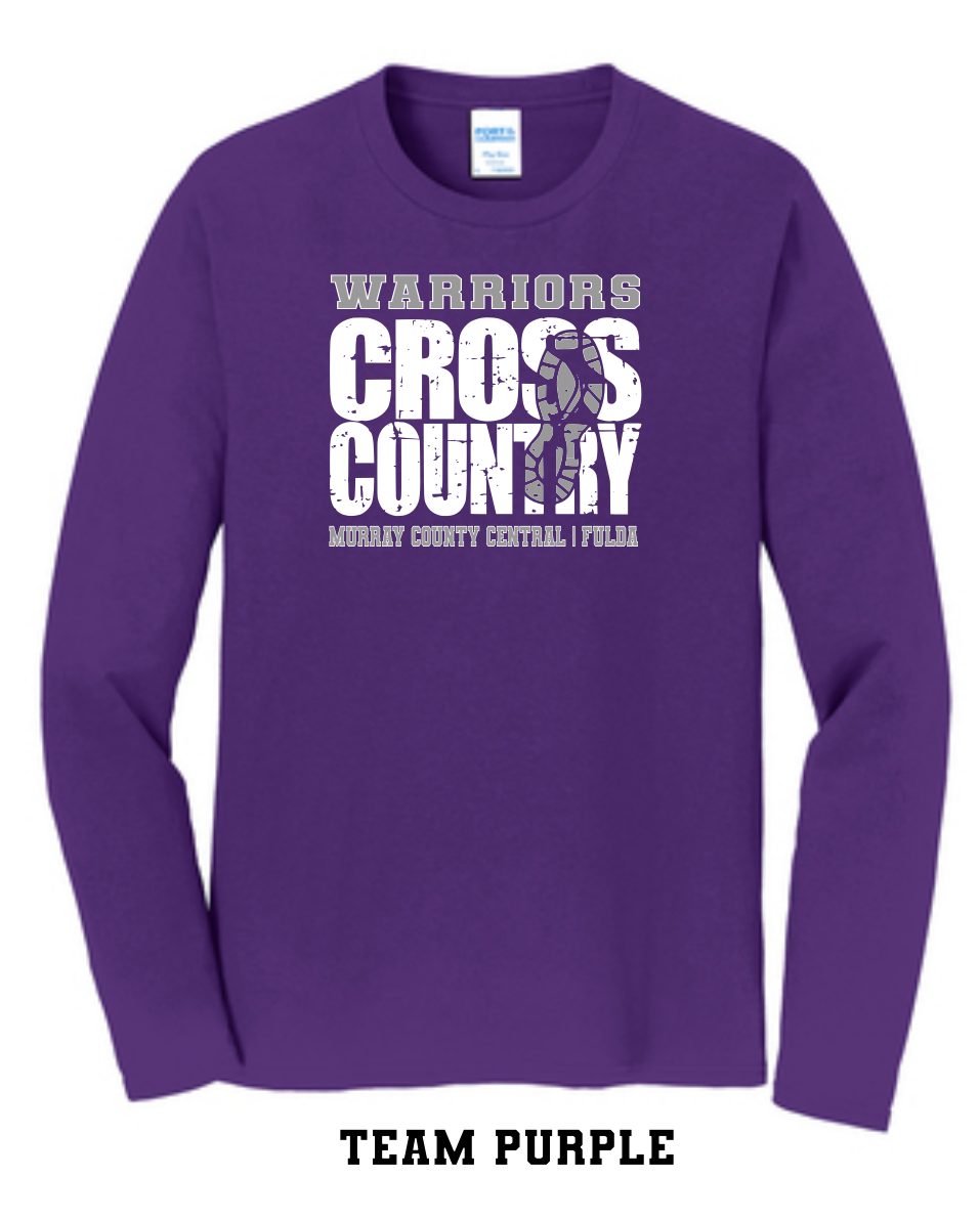MCC/F 2023 Cross Country : Port & Company® Long Sleeve Core Cotton Tee