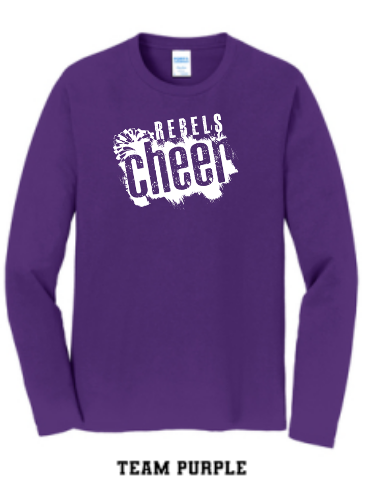 MCC 2023 Cheer: Port & Company® Long Sleeve Core Cotton Tee