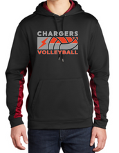 Load image into Gallery viewer, WWG Volleyball 2023 : Sport-Tek® Sport-Wick® CamoHex Fleece Colorblock Hooded Pullover