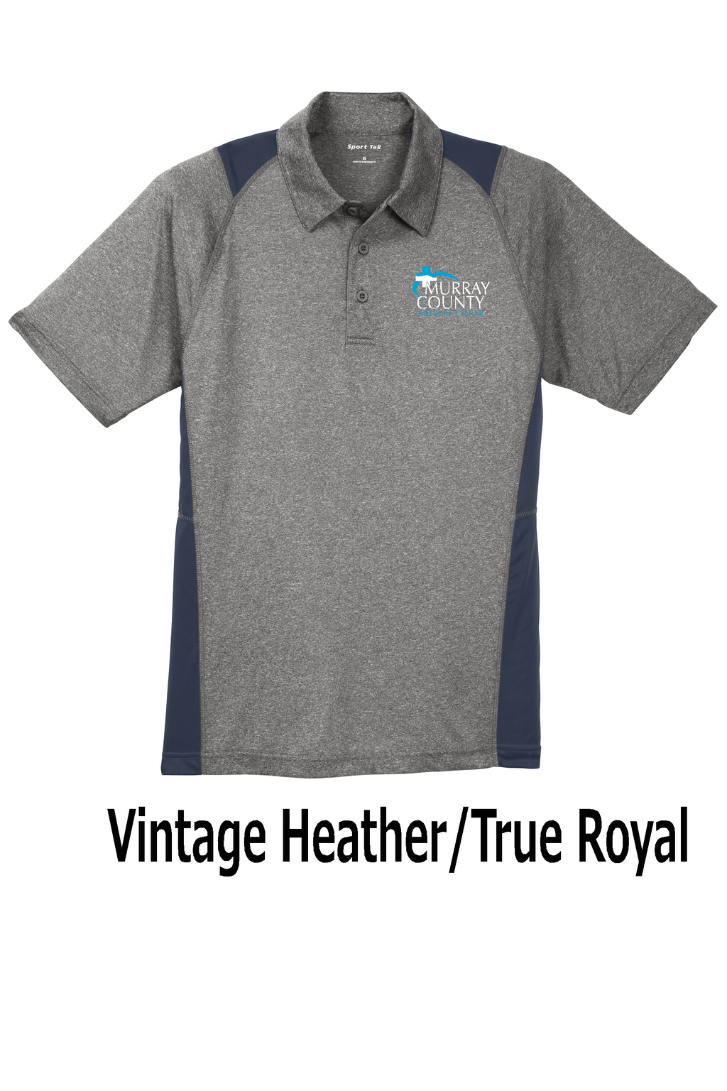 MCMC Apparel - Printed Sport-Tek® Heather Colorblock Contender™ Polo