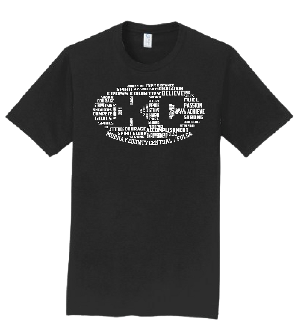MCC/F CROSS COUNTRY Cross Word Tshirt