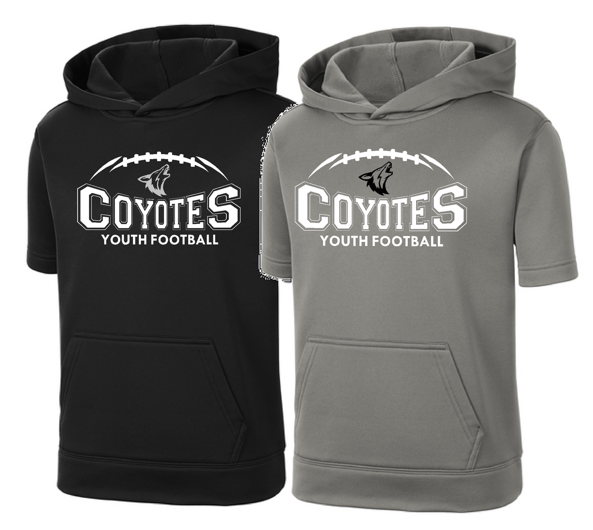 HLO-F COYOTE YOUTH FOOTBALL SHORT SLEEVE SWEATSHIRT