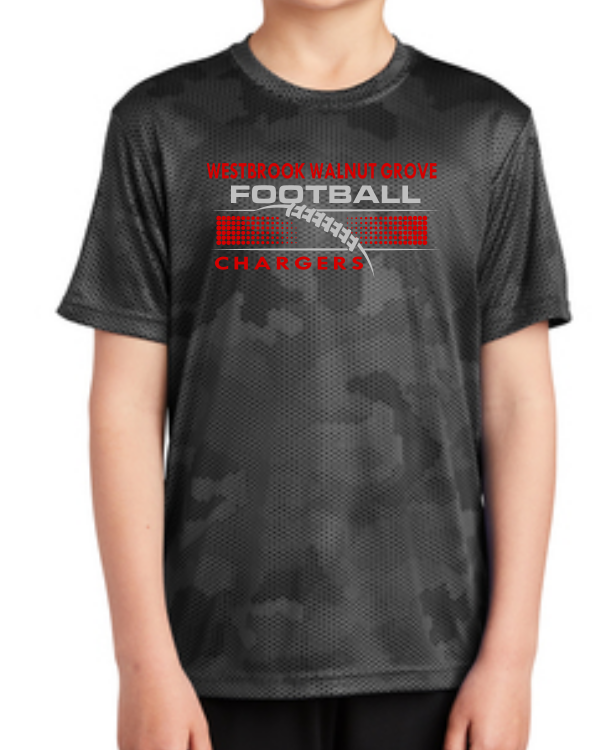 WWG Football 2023 : Sport-Tek® Youth CamoHex Tee