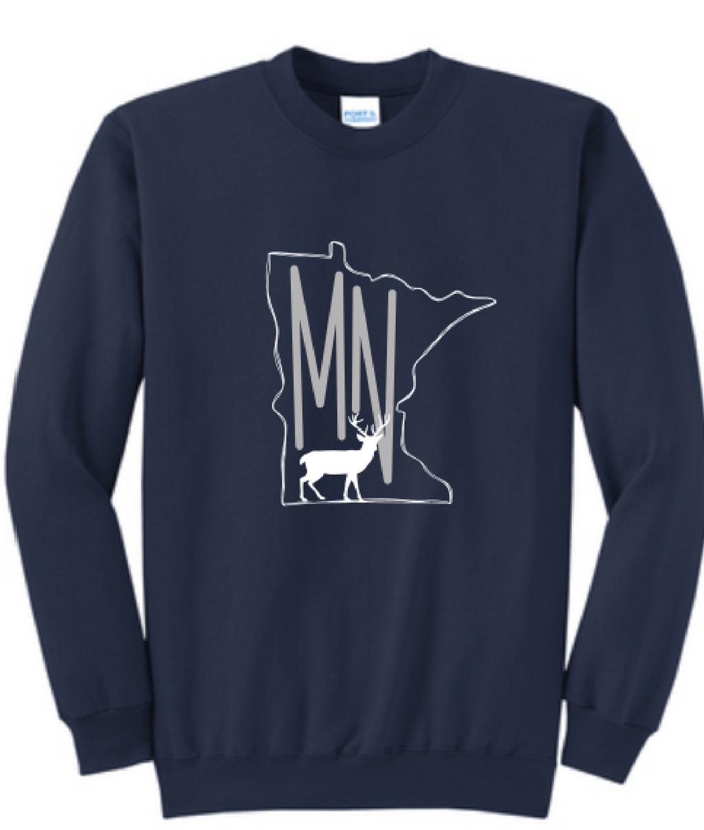 Minnesotafied - Port & Company® Fan Favorite™ Fleece Crewneck Sweatshirt