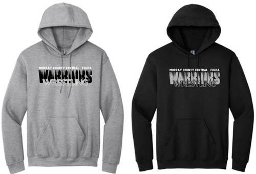 F/MCC Warrior Wrestling 2023 : Port & Company® Core Fleece Pullover Hooded Sweatshirt