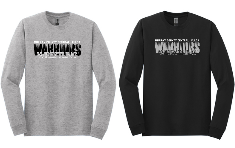F/MCC Warrior Wrestling 2023 : Port & Company® Long Sleeve Core Cotton Tee